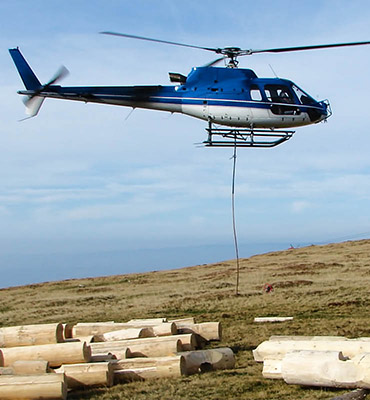Baltimore Helicopter Log Lift
